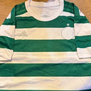 Adidas Celtic FC Green and White Jersey